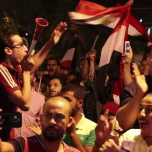 من احتفالات المصريين بنتائج منتخبهم في المونديال